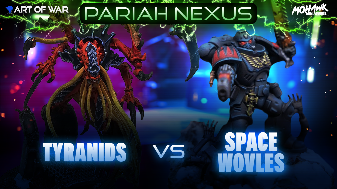 Tyranids vs Space Wolves Coaching Match
