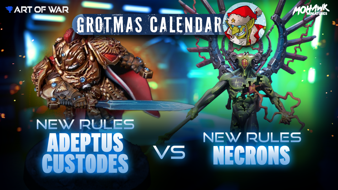 Necrons Starshatter vs Custodes Solar Spearhead Battle Report