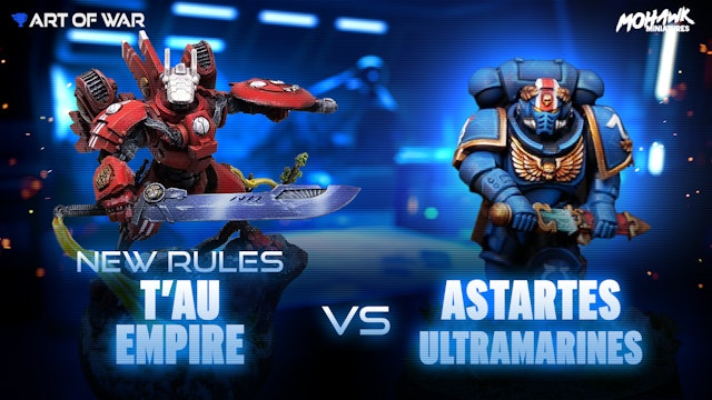 NEW T'au Empire Codex Retaliation Cadre vs Ultramarines Gladius