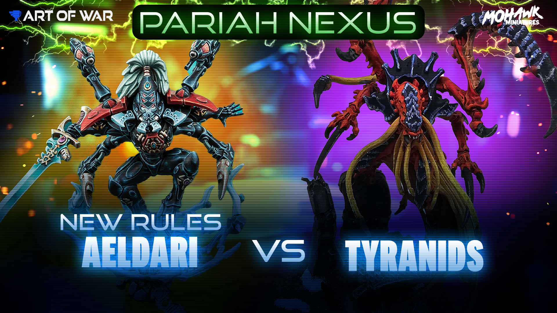 NEW Codex Aeldari vs Tyranids Battle Report