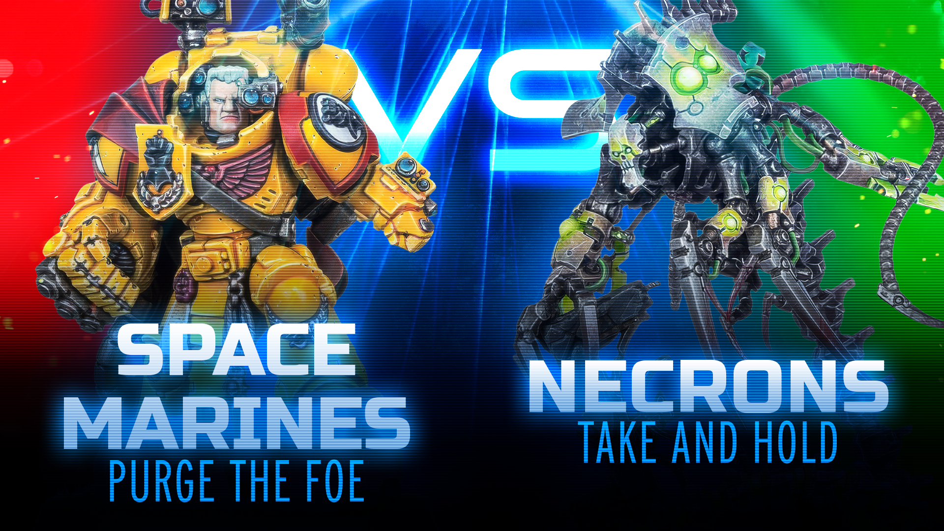 Space Marines (Imperial Fists) vs Necrons Battle Report