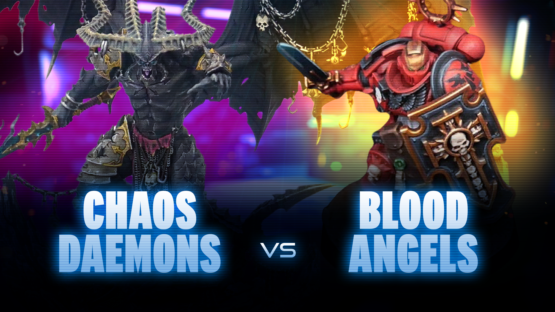 Blood Angels vs Chaos Daemons Battle Report