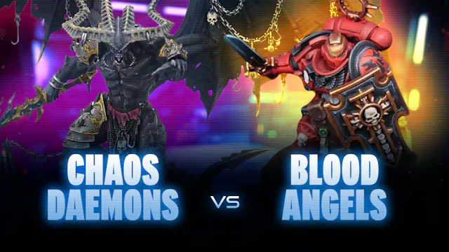 Blood Angels vs Chaos Daemons Battle ...