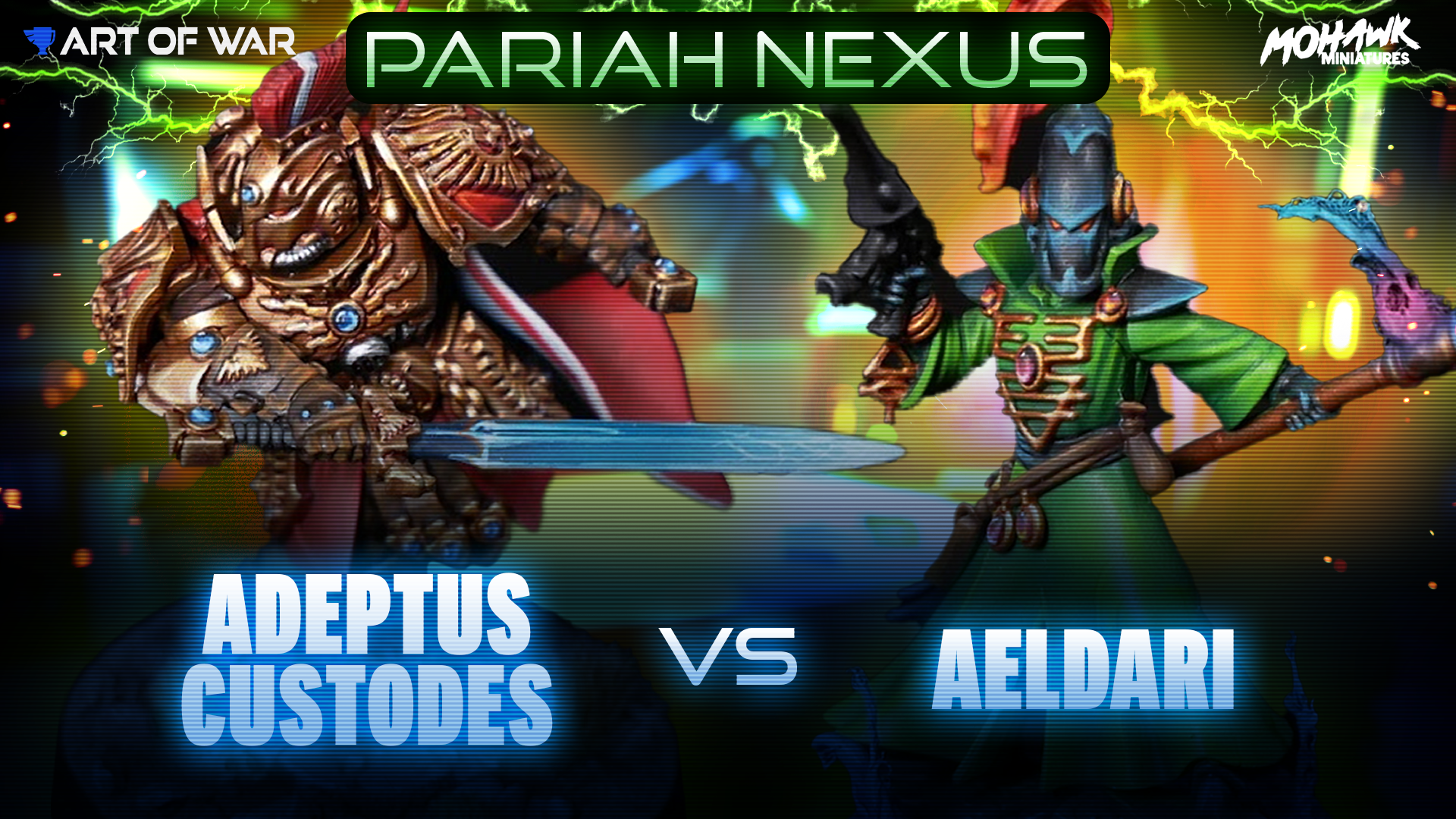 NEW Adeptus Custodes vs Ynnari Coaching Match