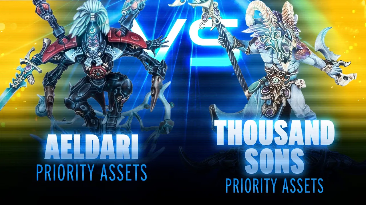 Aeldari VS Thousand Sons Compeititve Warhammer 40k Battle Report