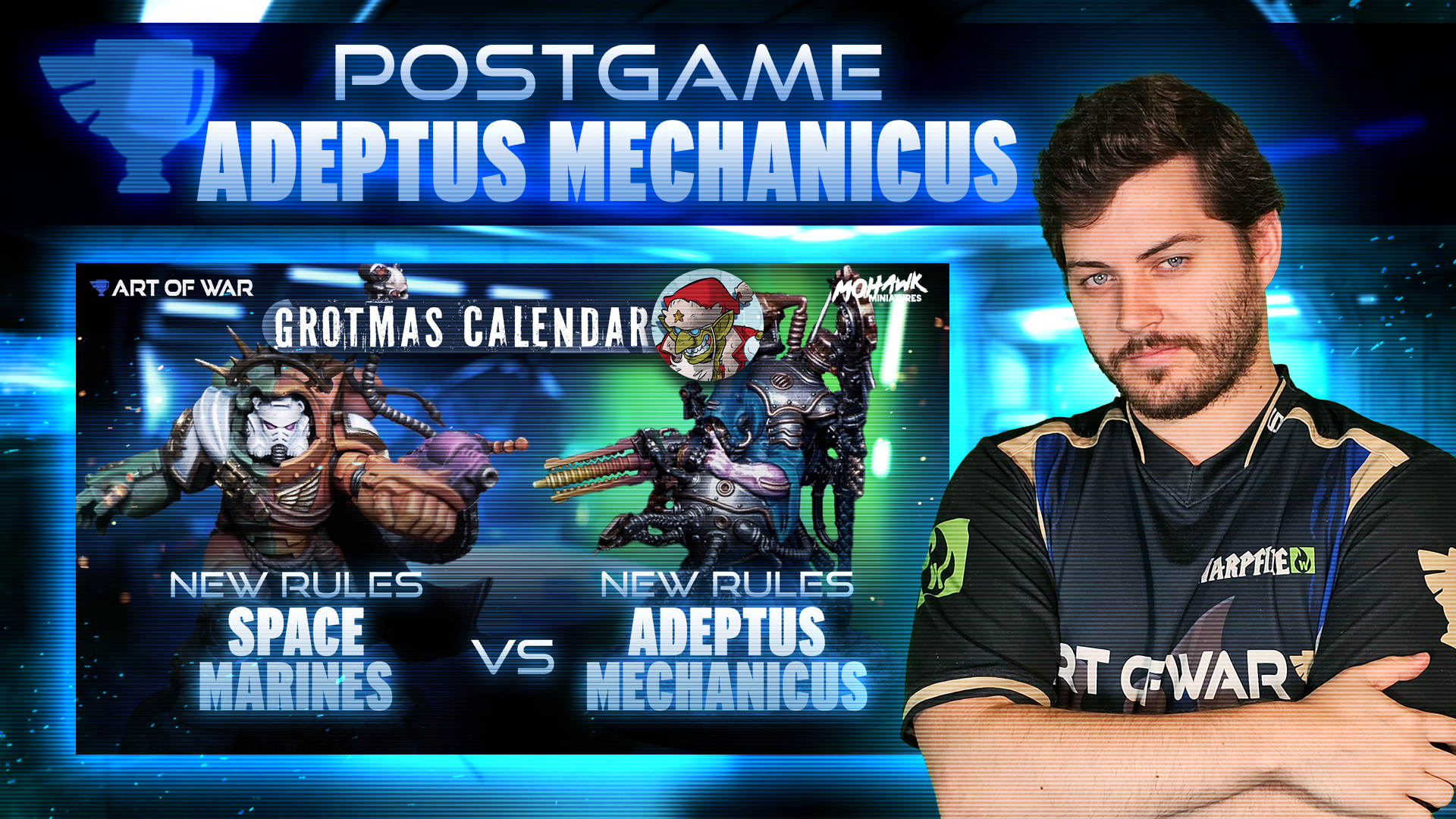 Adeptus Mechanicus Haloscreed Battle Clade vs Marines Post-Game Analysis Richard