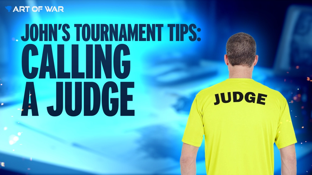 Tournament Tips: Calling a judge