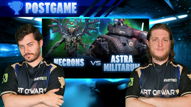 Necrons vs Astra Militarum Post-Game ...