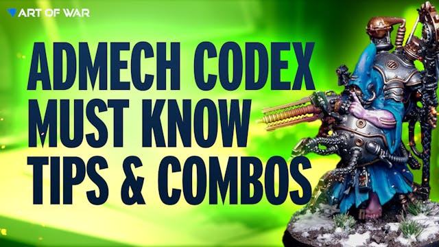 Adeptus Mechanicus Codex Tips and Com...