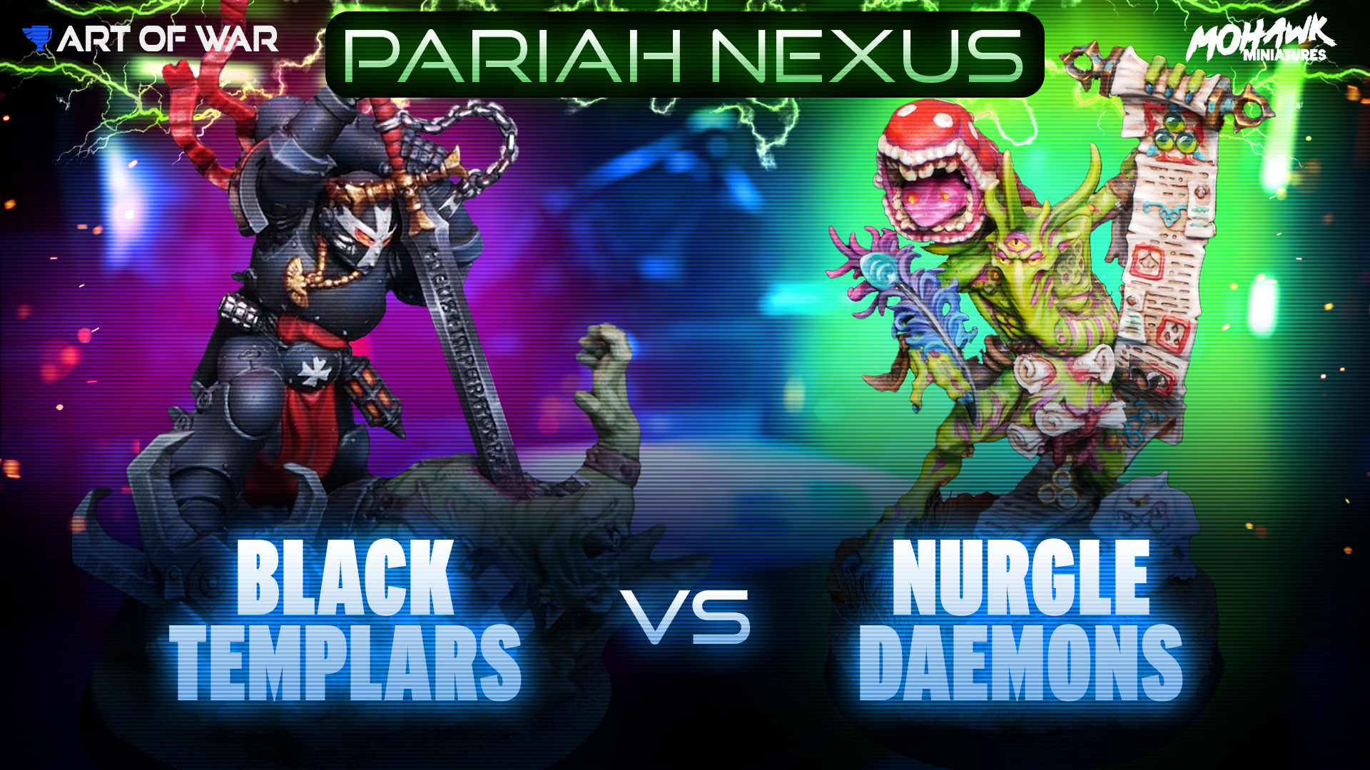 Black Templars Wrathful Procession vs Nurgle Chaos Daemons Battle Report