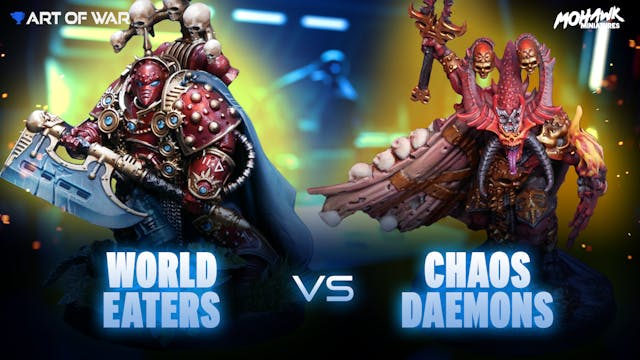 World Eaters vs Chaos Daemons 10th Ed...