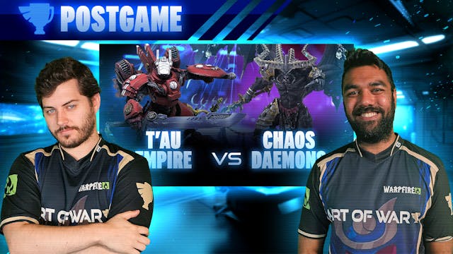 Chaos Daemons vs Tau Empire Post-Game...