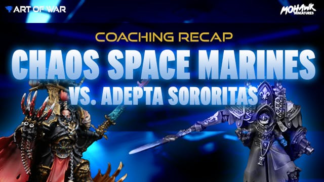 Coaching Match Recap Chaos Space Mari...