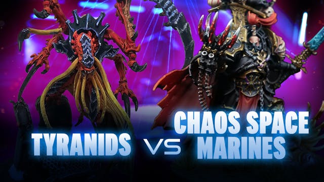 Tyranids vs Chaos Space Marines Coach...