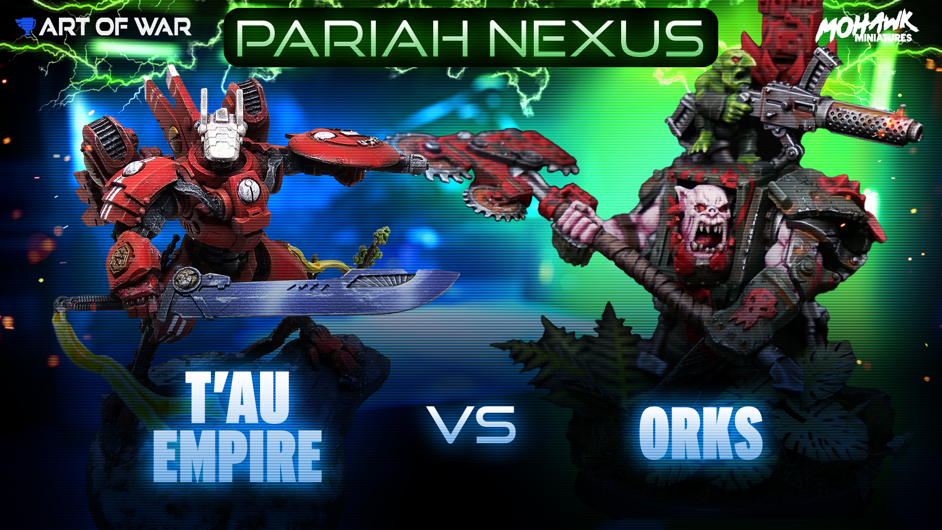 Orks Taktikal Brigade vs Tau Empire Auxiliary Cadre Battle Report