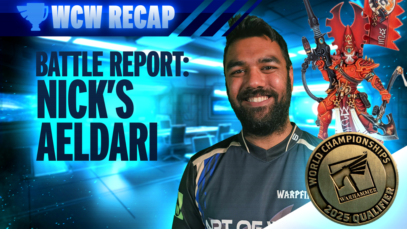 World Championships of Warhammer Battle Report - Nick Nanavati's Aeldari