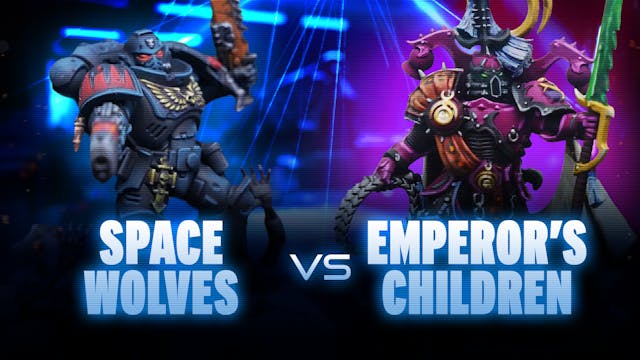 Space Wolves vs Emperor's Children Ba...