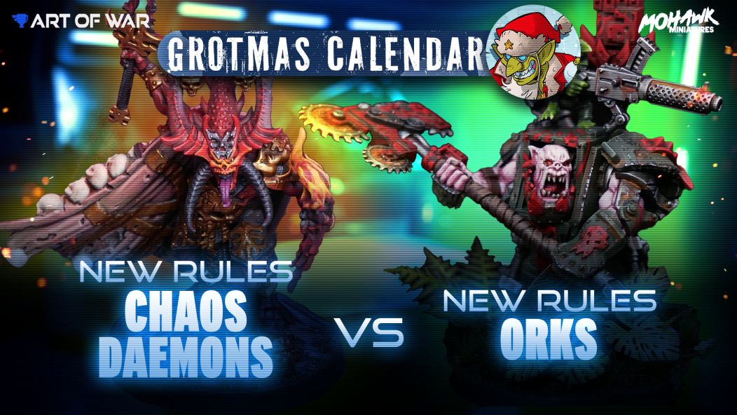 Orks Taktikal Brigade vs Tzeentch Chaos Daemons Coaching Match