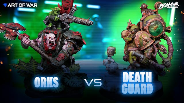 Death Guard vs Orks Battle Report