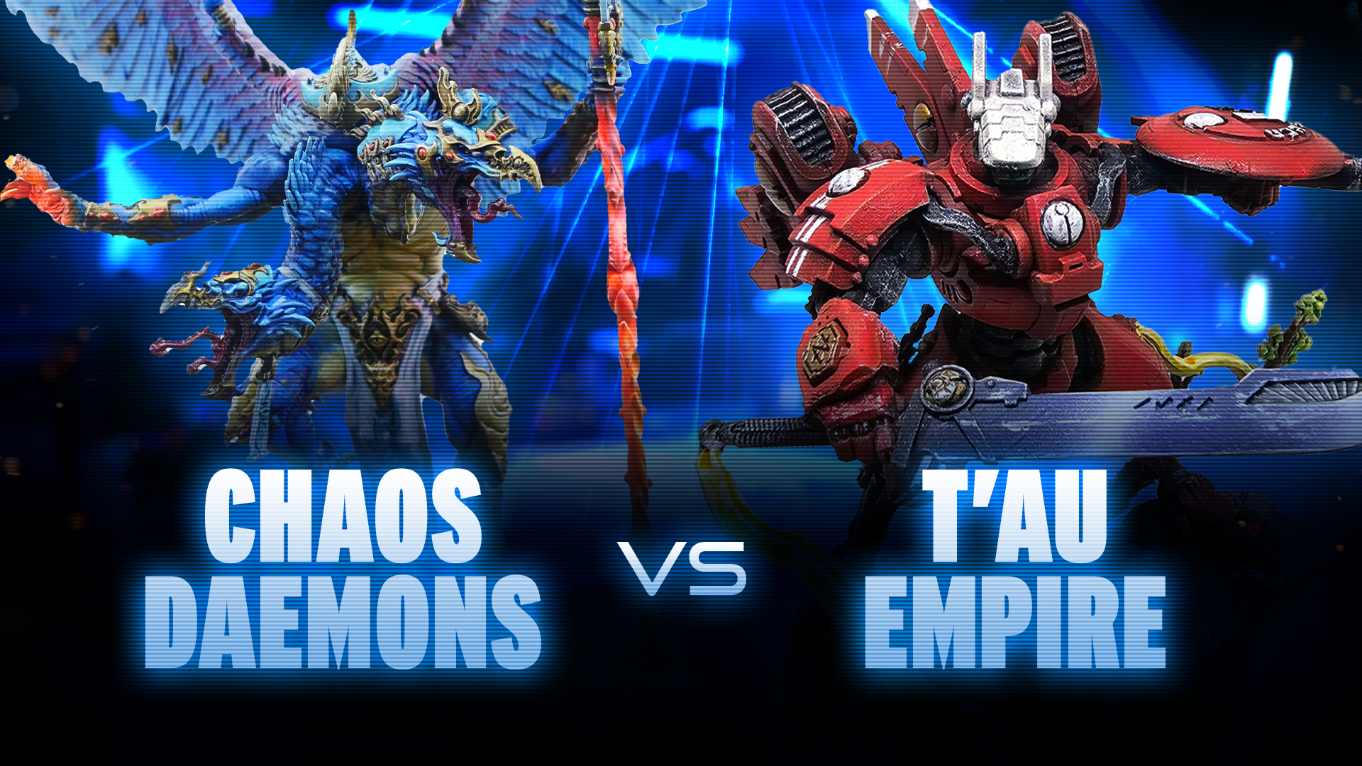 Chaos Daemons vs Tau Empire Battle Report