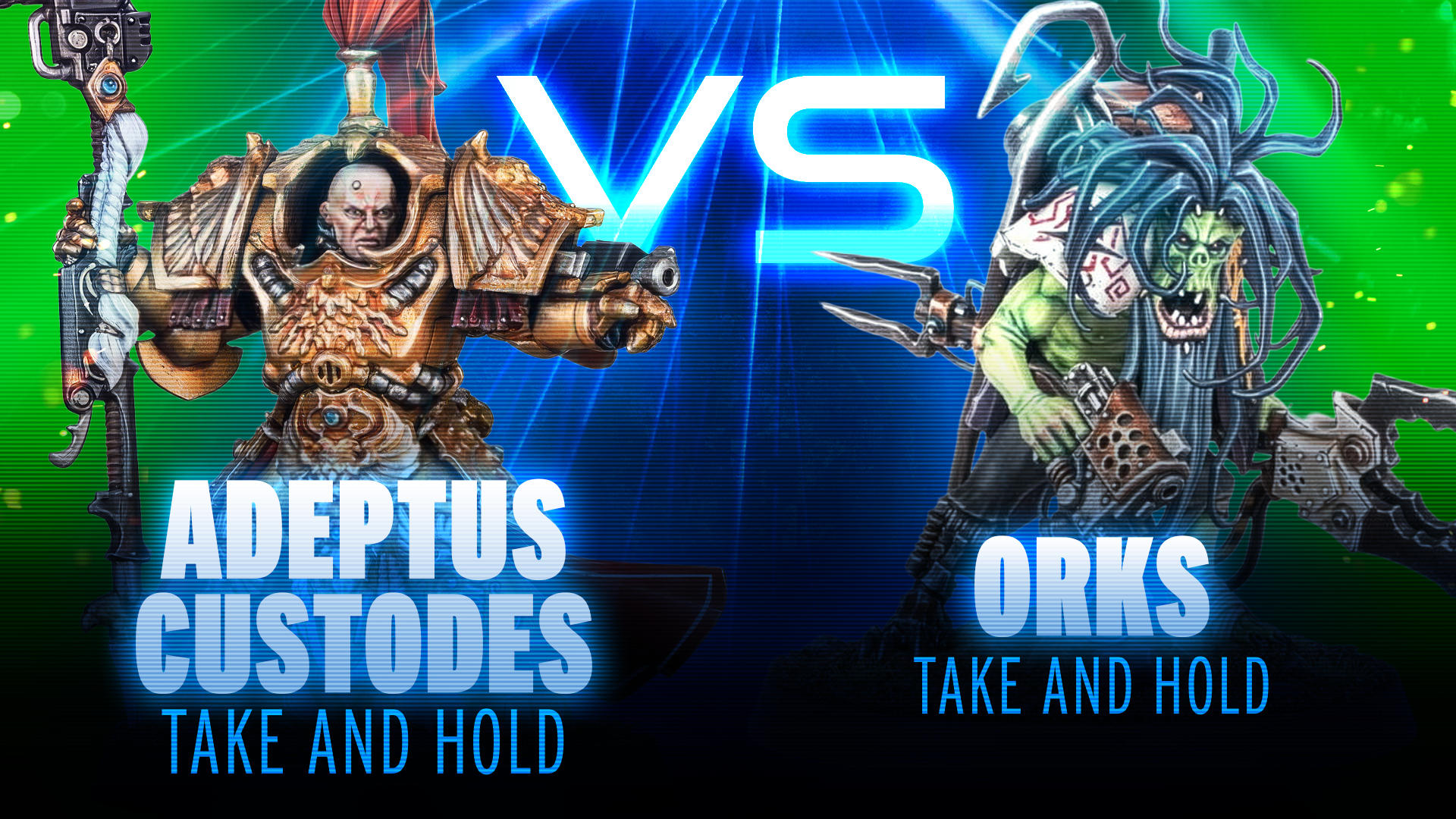 Post-Dataslate Orks vs Adeptus Custodes Competitive Battle Report