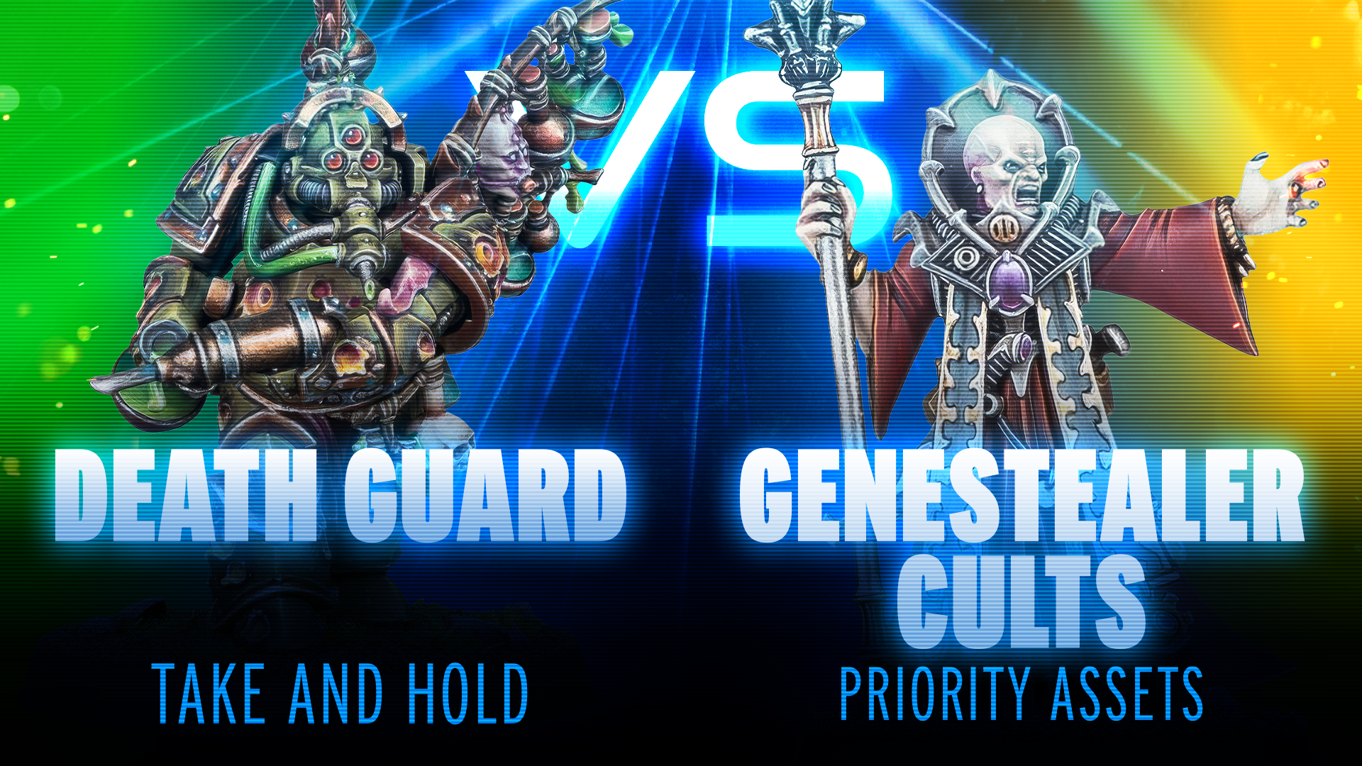 Death Guard vs Genestealer Cults Competitive Battle Report