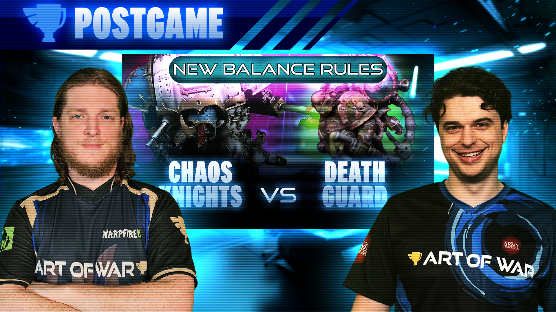 Death Guard vs Chaos Knights Post-Game Analysis (New MFM)!