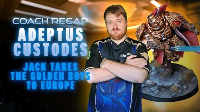 Custodes in Europe! Euro Trash Cup re...