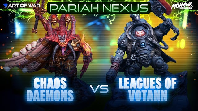 Leagues of Votann vs Chaos Daemons Ba...