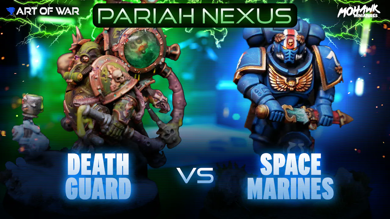 Space Marines vs Death Guard Competitive Warhammer 40k Battle Report ...