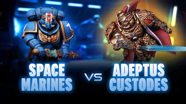 Adeptus Custodes vs Ultramarines Batt...