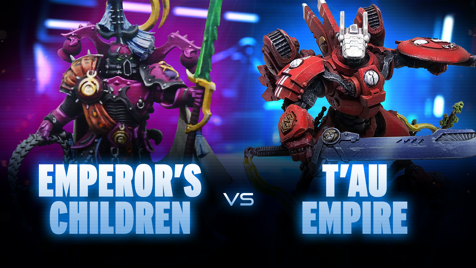 Emperor's Children vs T'au Empire Battle Report