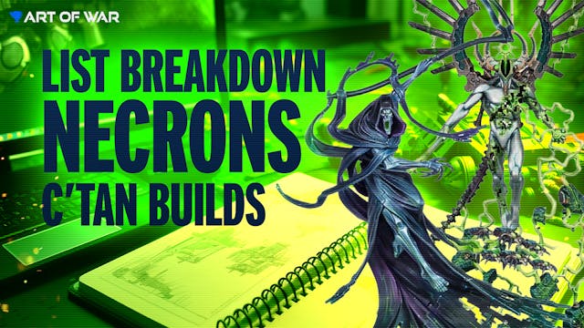 Necrons C'tan List Ideas
