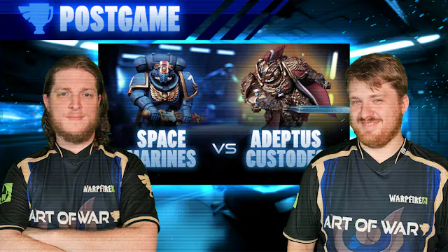 Adeptus Custodes vs Ultramarines Post...