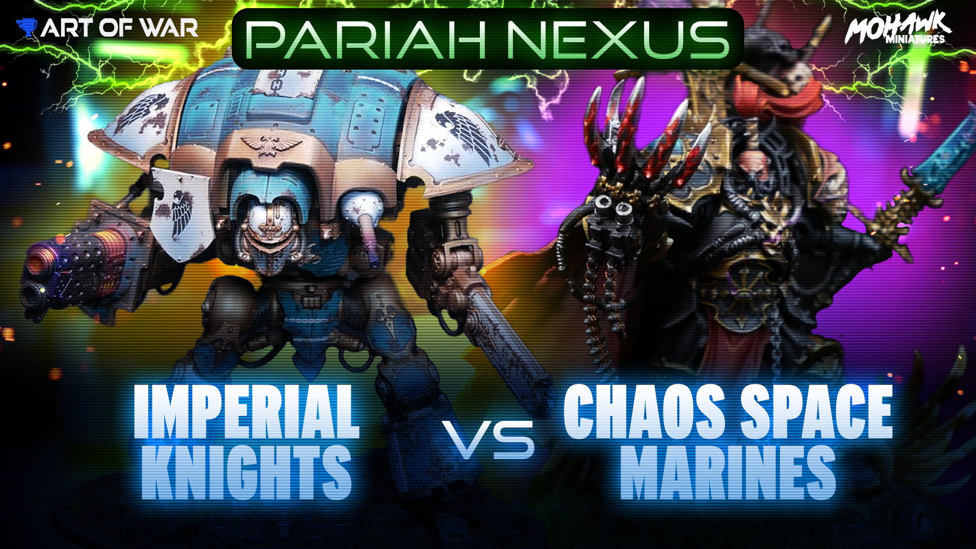 Chaos Space Marines vs Imperial Knights Battle Report