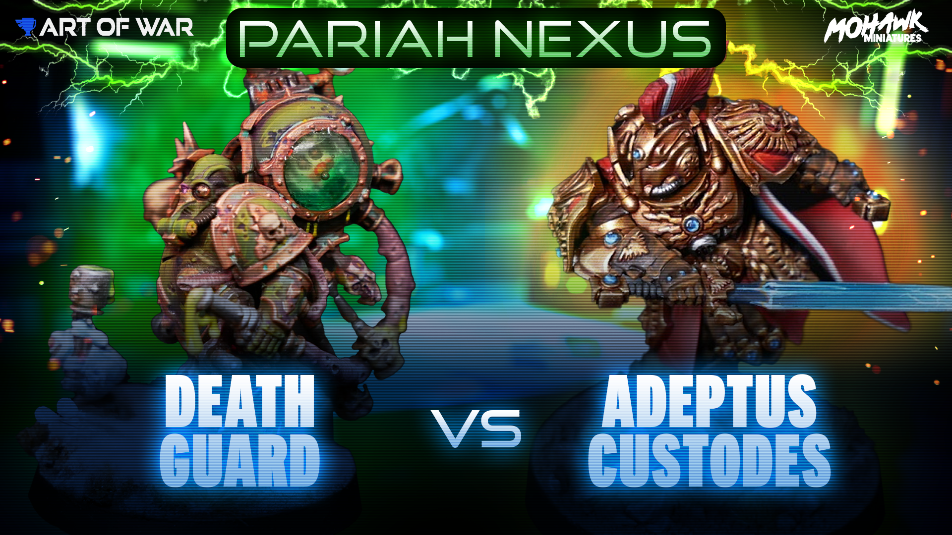 Adeptus Custodes vs Death Guard Battle Report