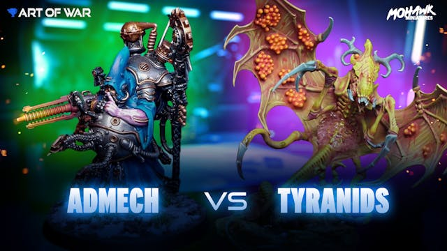 Tyranids vs Adeptus Mechanicus 10th E...