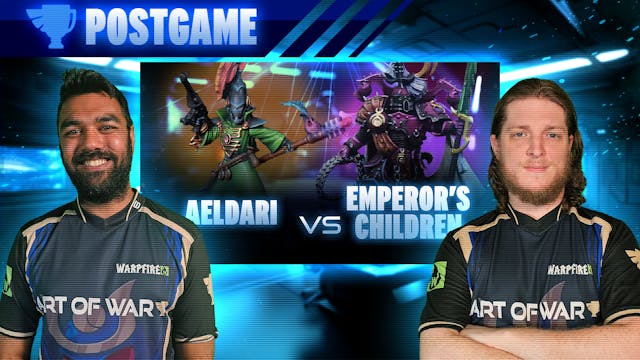 Emperor's Children vs Aeldari Post-Ga...