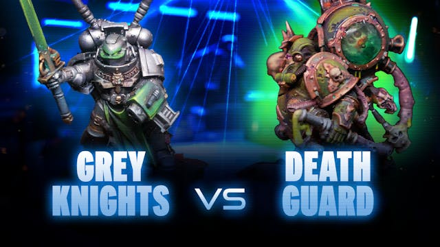 Grey Knights vs Death Guard Battle Re...