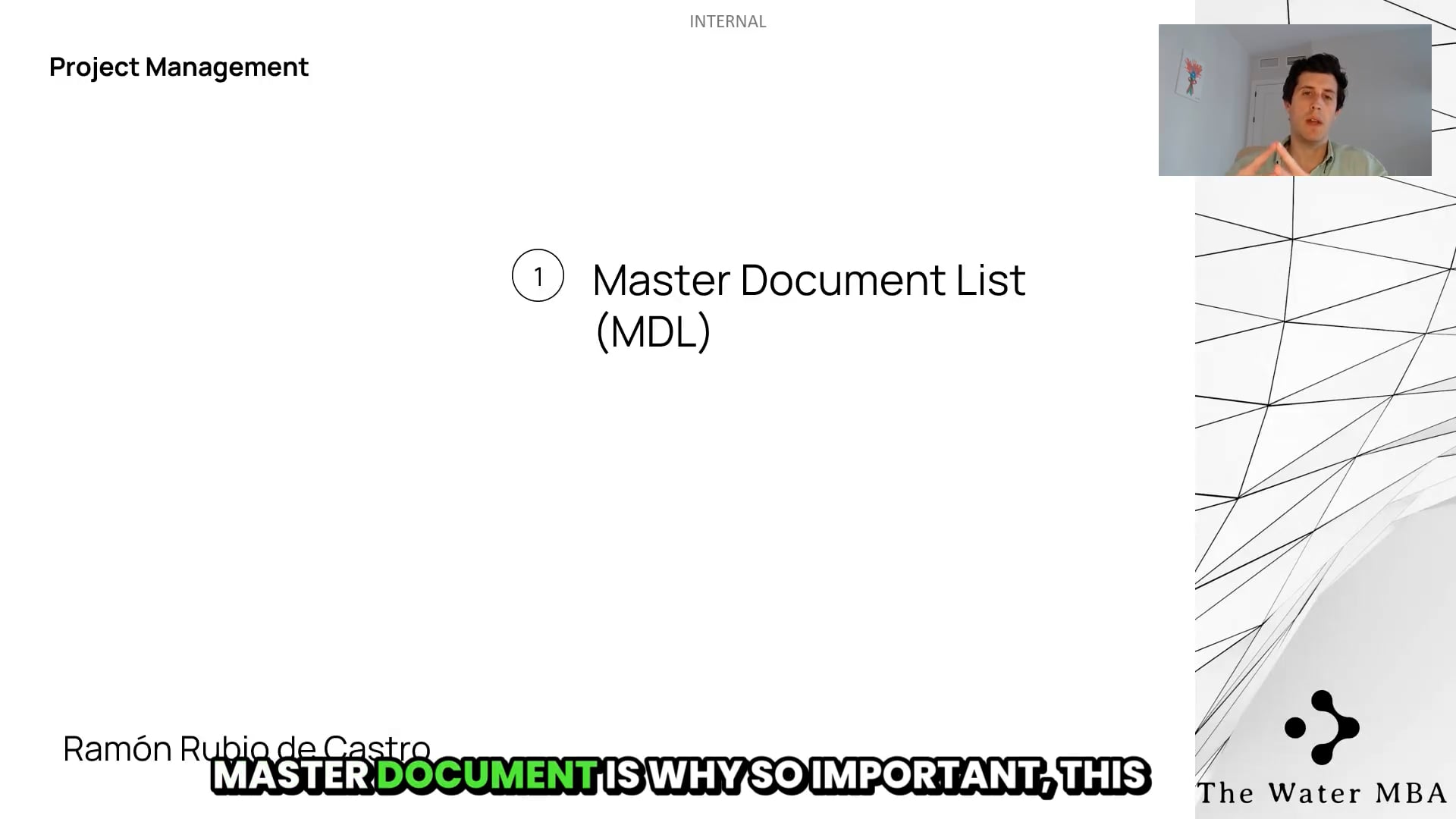 MDL Master Document List