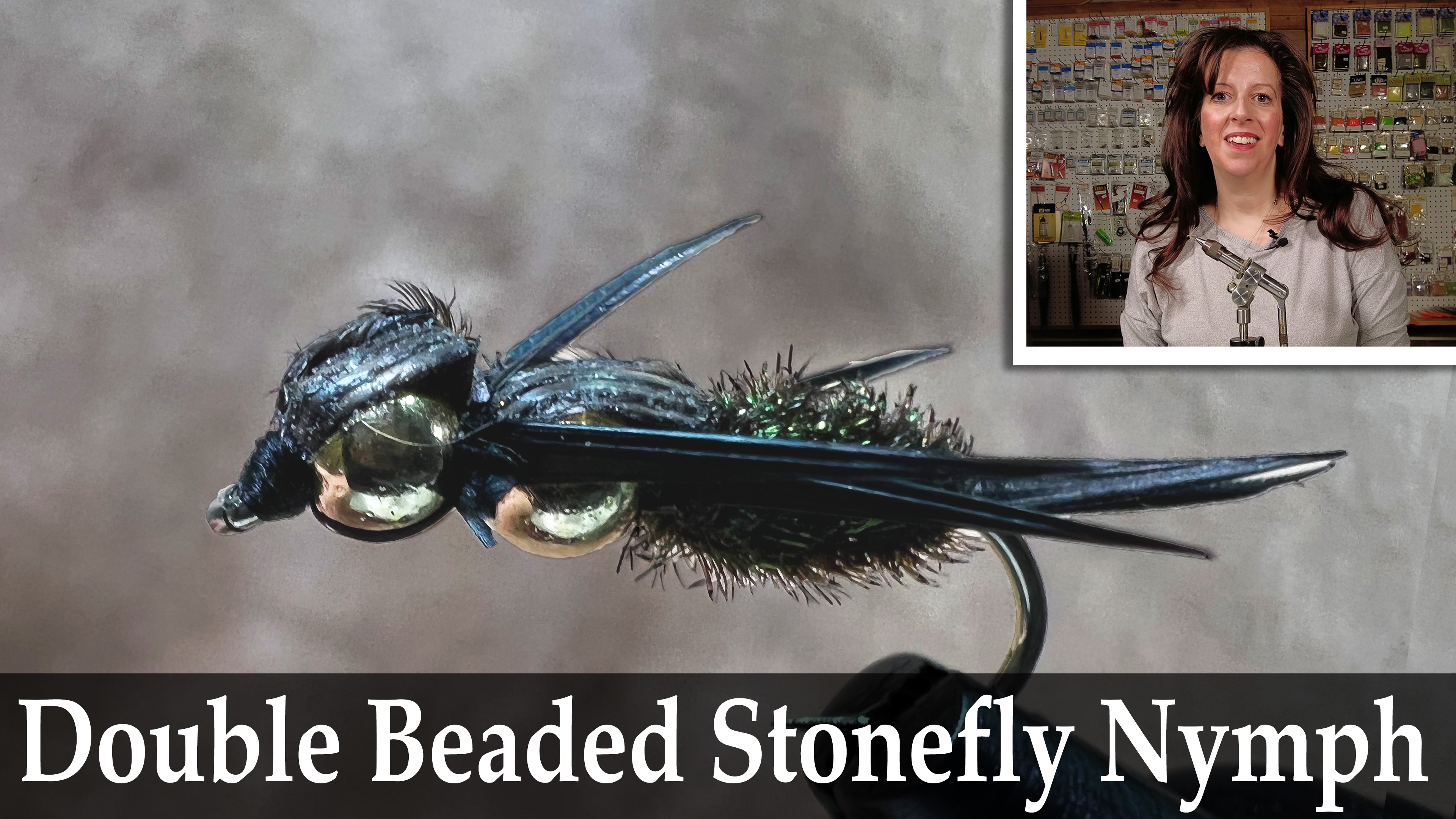 Double Beaded Stonefly Nymph in 4K - Dandy Reiner