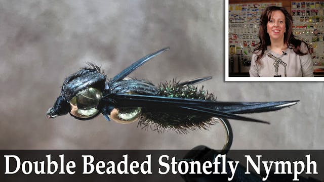 Double Beaded Stonefly Nymph in 4K - ...