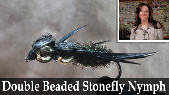 Double Beaded Stonefly Nymph in 4K - Dandy Reiner