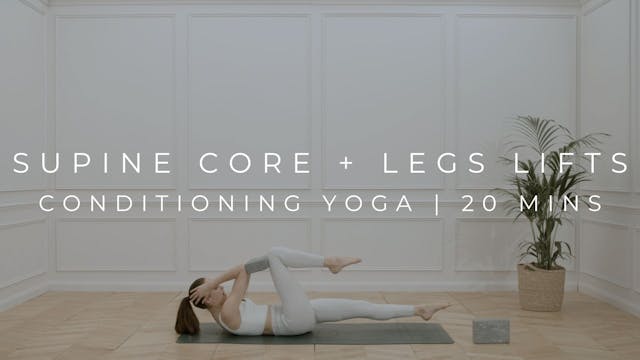 SUPINE CORE + LEG LIFTS | CONDITIONING