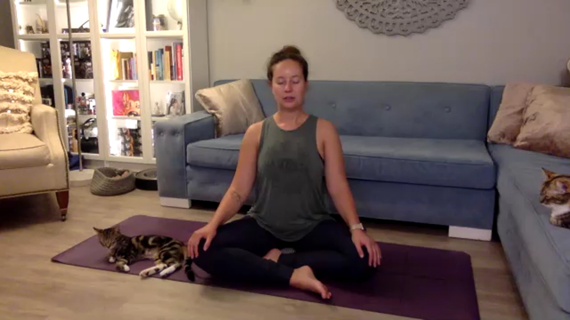 45-Minute Evening FLOW with Meagan - 9/9, Neck & Hip Release