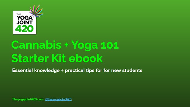 TYJ420 Canna + Yoga Starter Kit 101 eBook