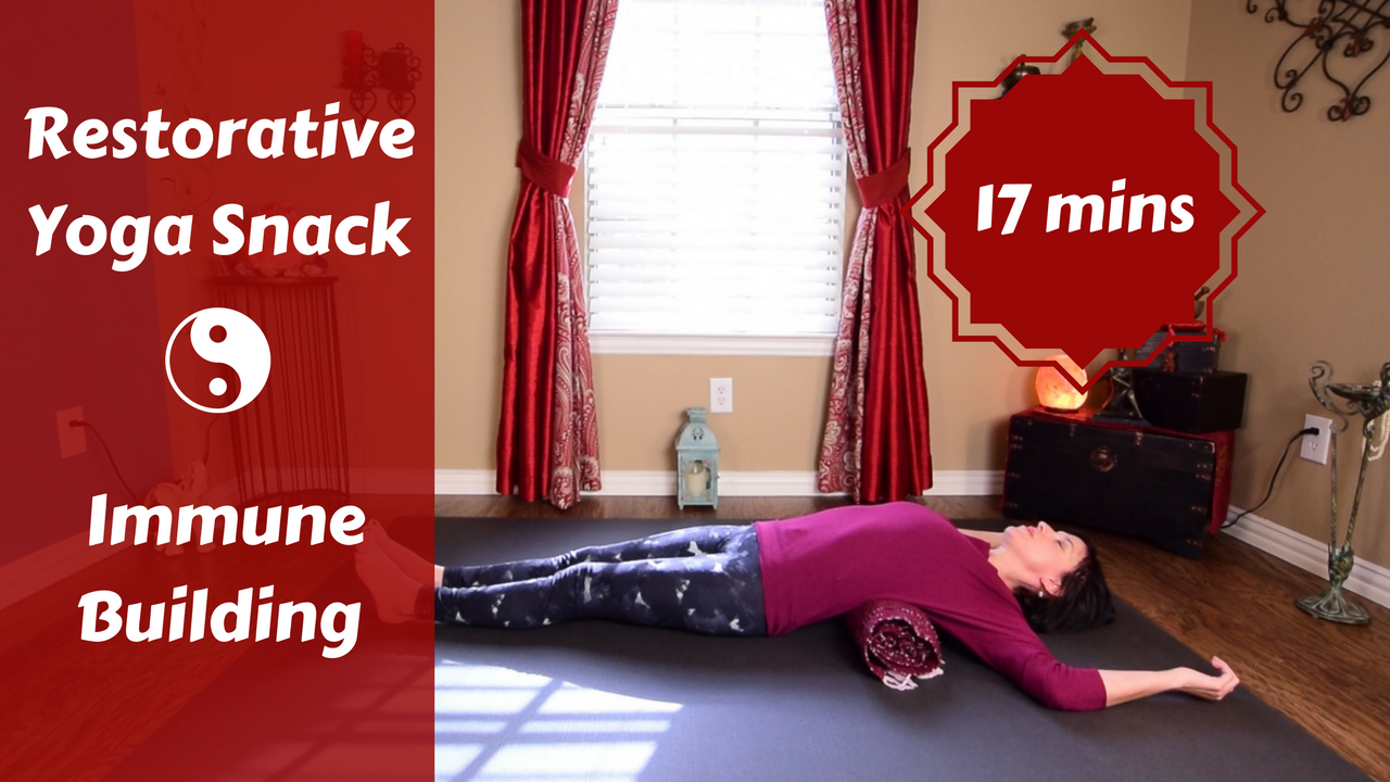 Restorative Yoga Snack for Immune System Boost