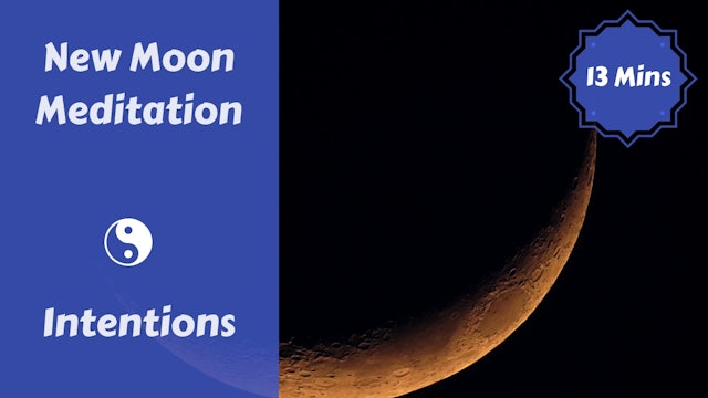New Moon Meditation + Journaling | Intentions