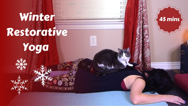 Winter Restorative Yoga | Honoring the Energy of Wintering