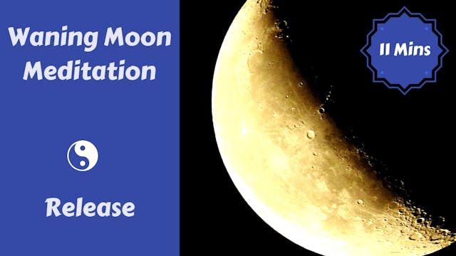 Waning Moon Meditation + Journaling | Release